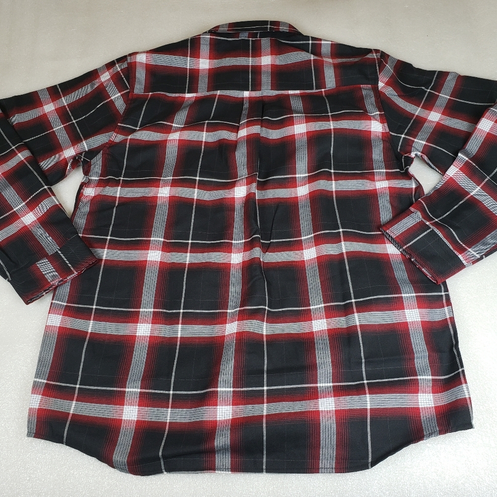 NWT Dixxon Men's Large "Iron Maiden 50th Anniversary" Flannel Shirt - Picture 11 of 12